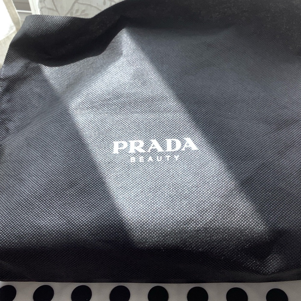 Prada Beauty Textured Black Pouch